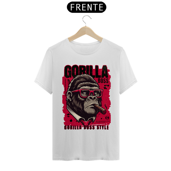 Camisa estampa Gorilla Boss - T-Shirt Clássico 