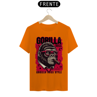 Nome do produtoCamisa estampa Gorilla Boss - T-Shirt Clássico 