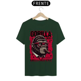 Nome do produtoCamisa estampa Gorilla Boss - T-Shirt Clássico 