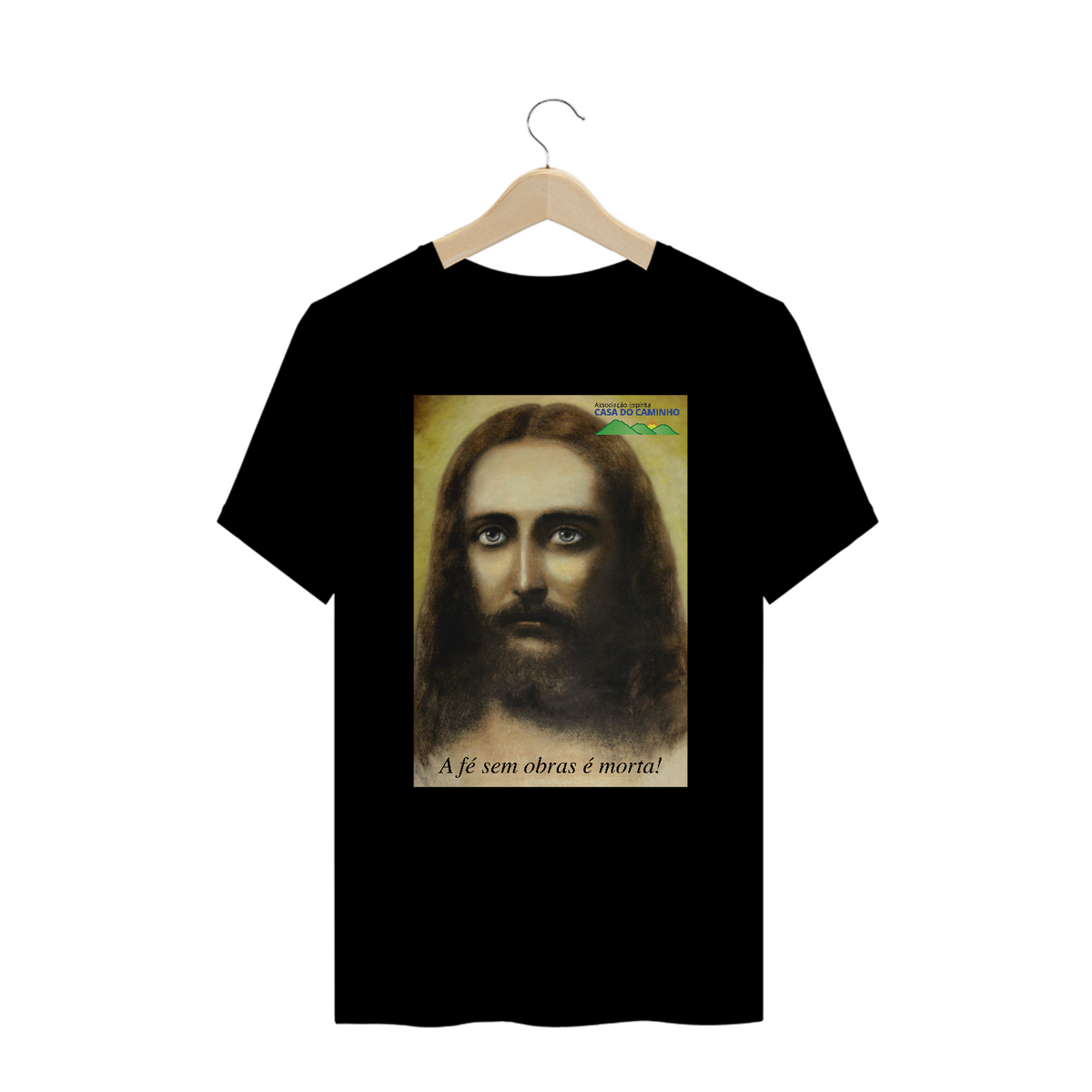 Nome do produto: Camiseta Plus Size Jesus Cristo Casa do Caminho 