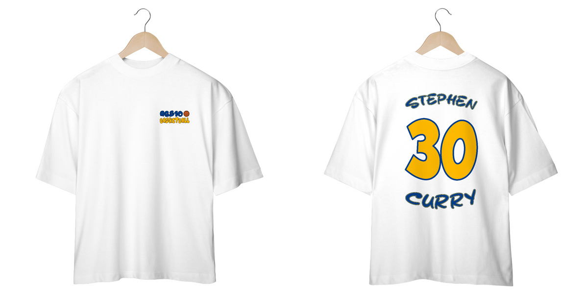 Nome do produto: Stephen Curry 30 - Camiseta Oversized