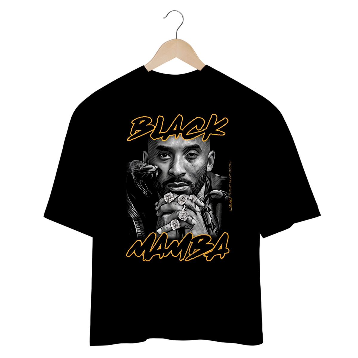 Nome do produto: Camiseta Oversized - Black Mamba