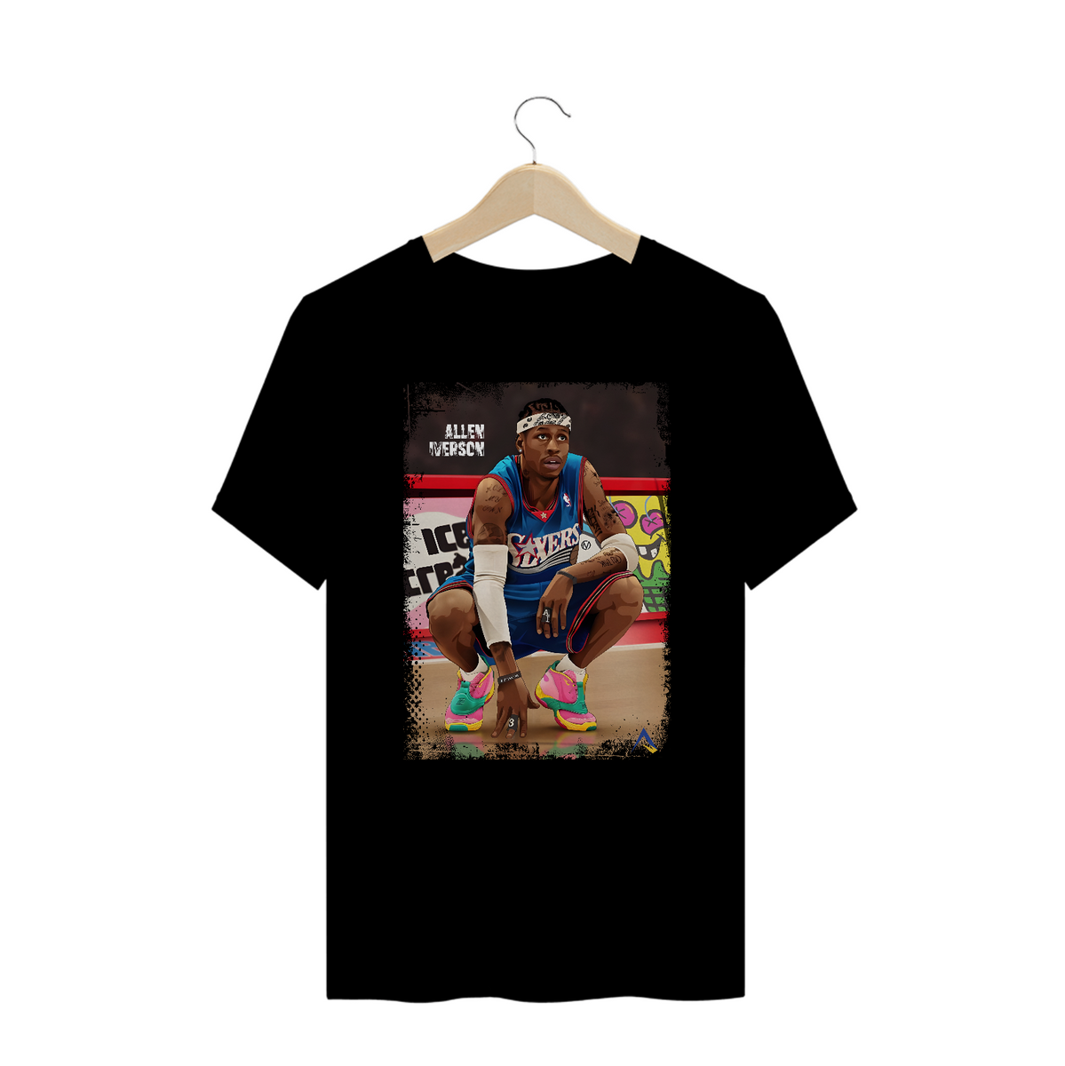 Nome do produto: Camiseta Plus Size - Allen Iverson 