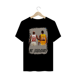 Camiseta Plus Size - Lendários - Jordan e Kobe