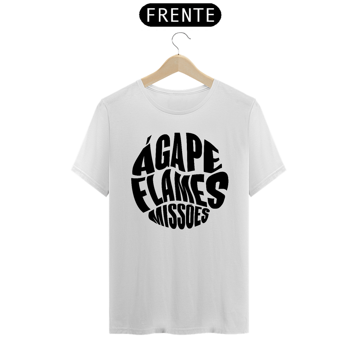 Nome do produto: Camiseta Ágape Flames Missões Global