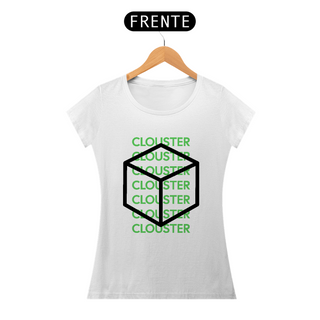 Camiseta CLOUSTER Cubo Verde 06 Feminino