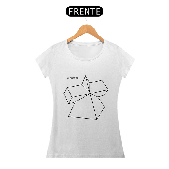 Camiseta CLOUSTER geometry black Feminino