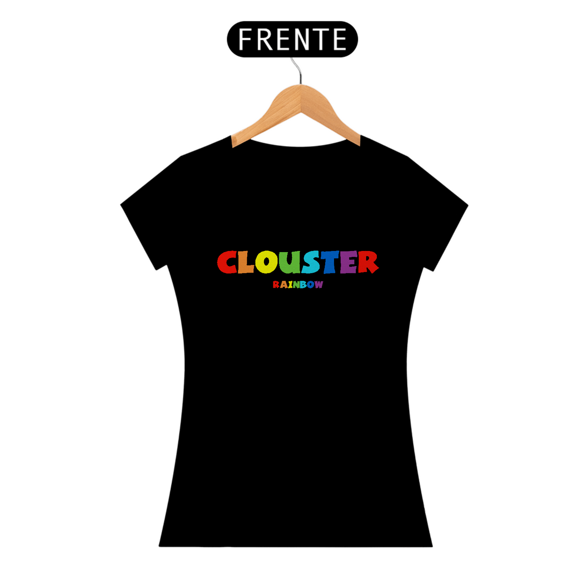 Nome do produto: Camiseta CLOUSTER Arco Íris C-07b Feminino