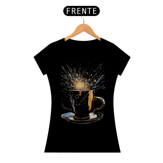 Pima Feminina Coffee Fireworks