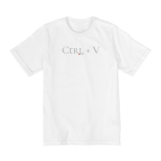 Nome do produtoCamiseta infantil Ctrl V