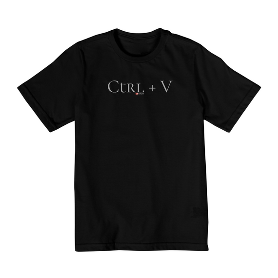 Camiseta infantil Ctrl V