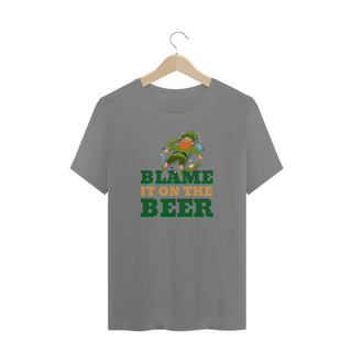 Nome do produtoCamiseta Plus Size - Blame it on the Beer