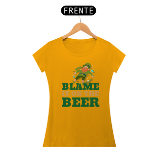 Nome do produtoBaby Look Feminina - Blame it on the Beer