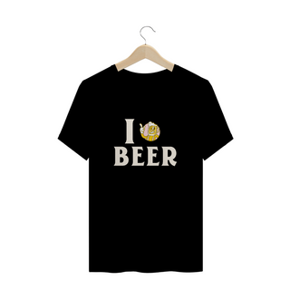 Camiseta Plus Size I Love Beer