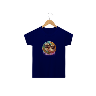 Nome do produtoCamiseta Infantil - I Love Pugs