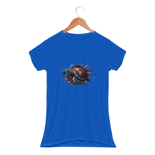 Camiseta Fem - Turtle splash