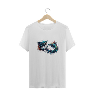 Camiseta Plus SIze - 2 Sharks
