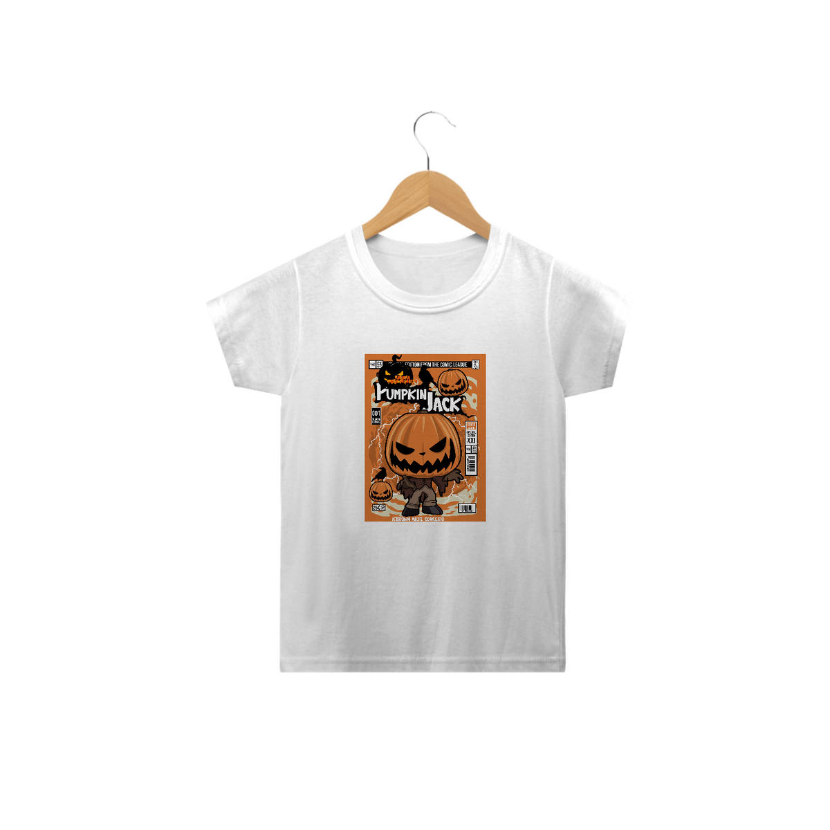 Nome do produto: Camiseta Quality Infantil - 10 a 14 -Halloween Pumpkin