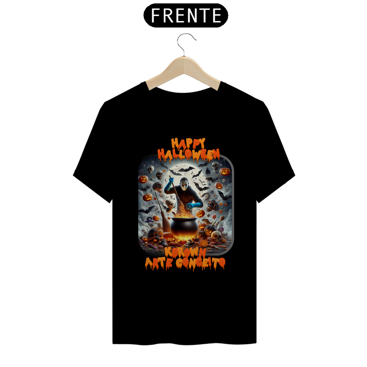 Nome do produto: Camiseta Quality -Happy Halloween