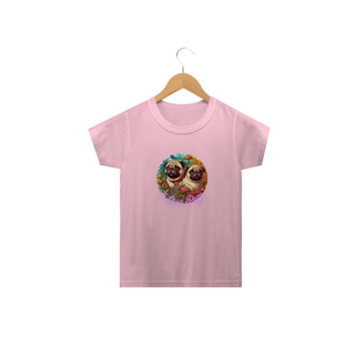 Nome do produtoCamiseta Infantil - I Love Pugs