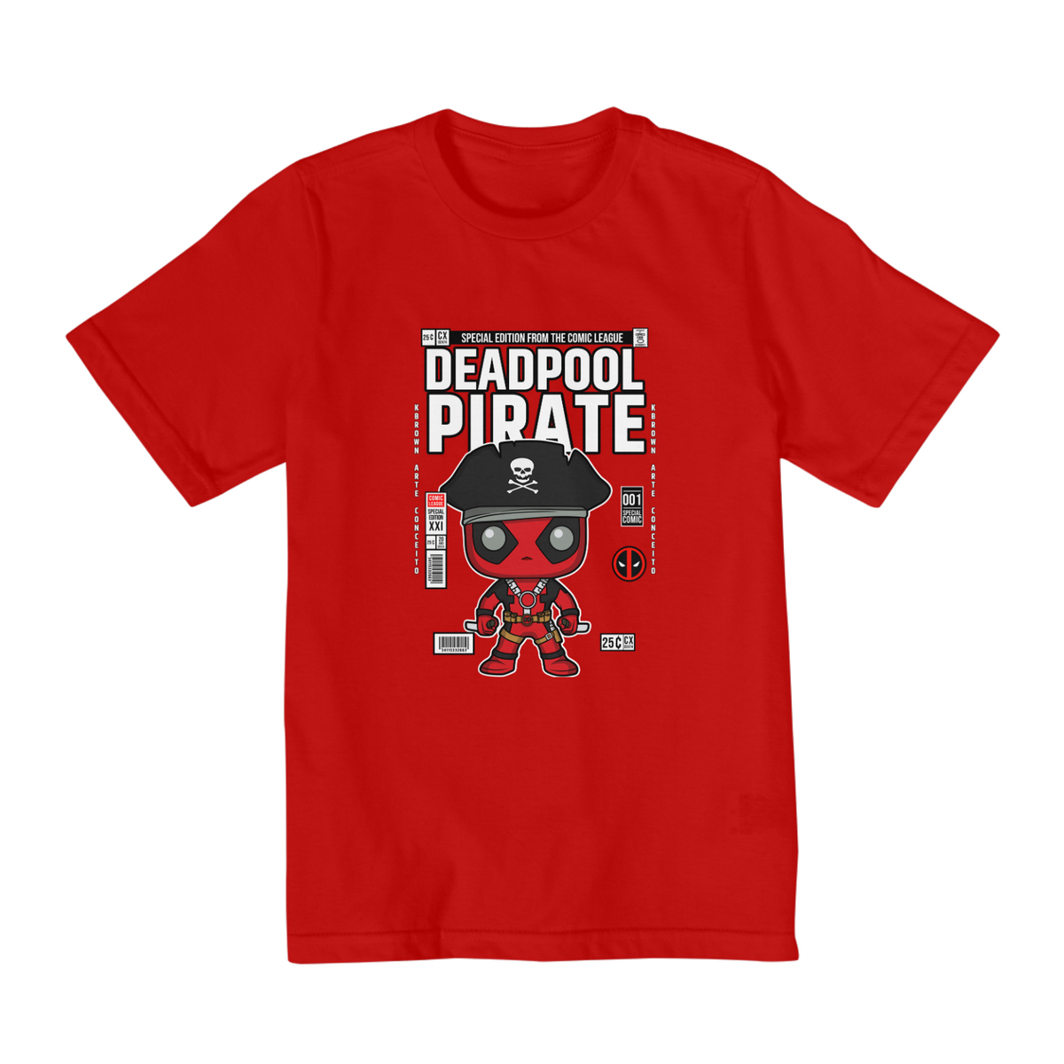 Nome do produto: Camiseta Infantil - Dead Pool