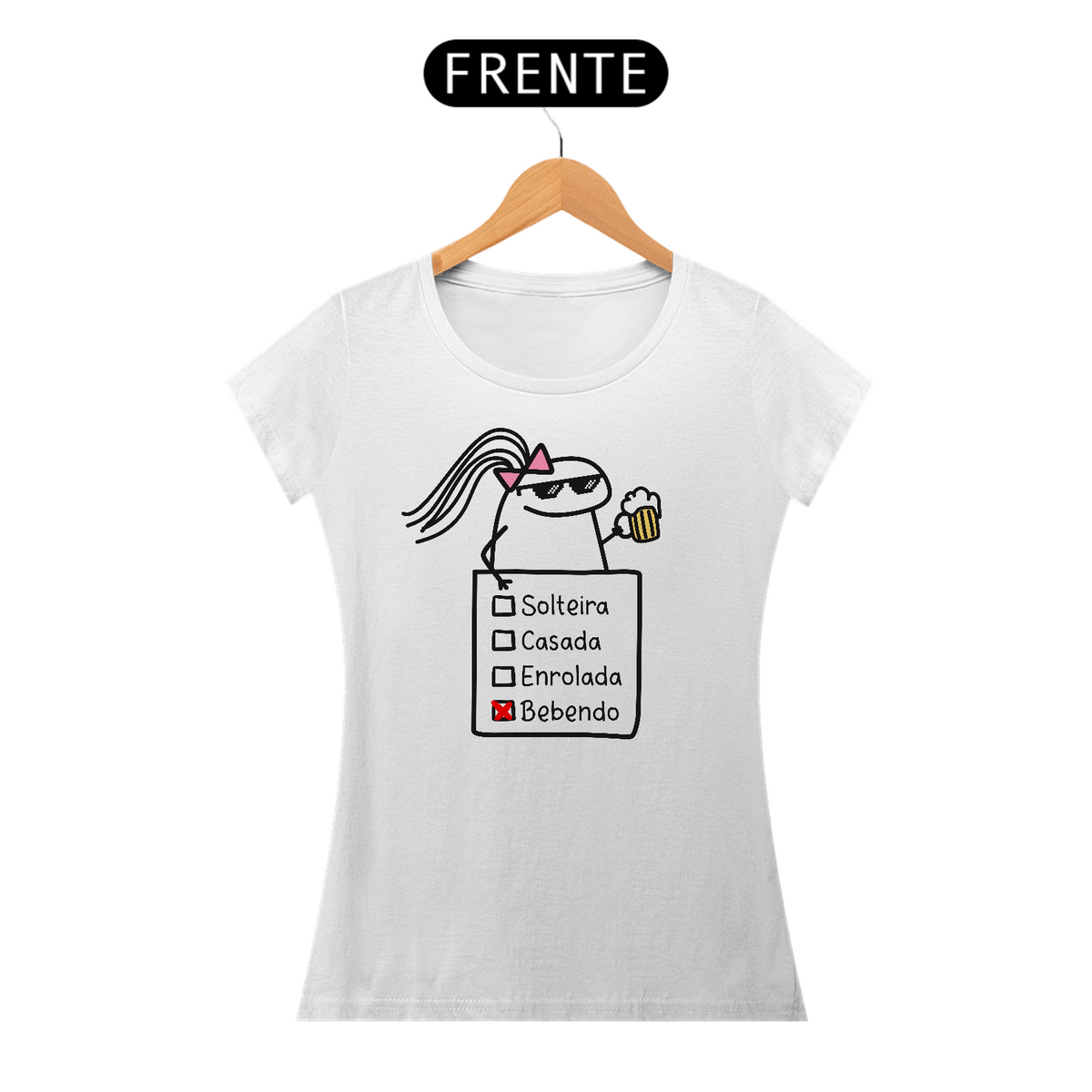 Nome do produto: Camiseta Feminina Baby Long Florkina 