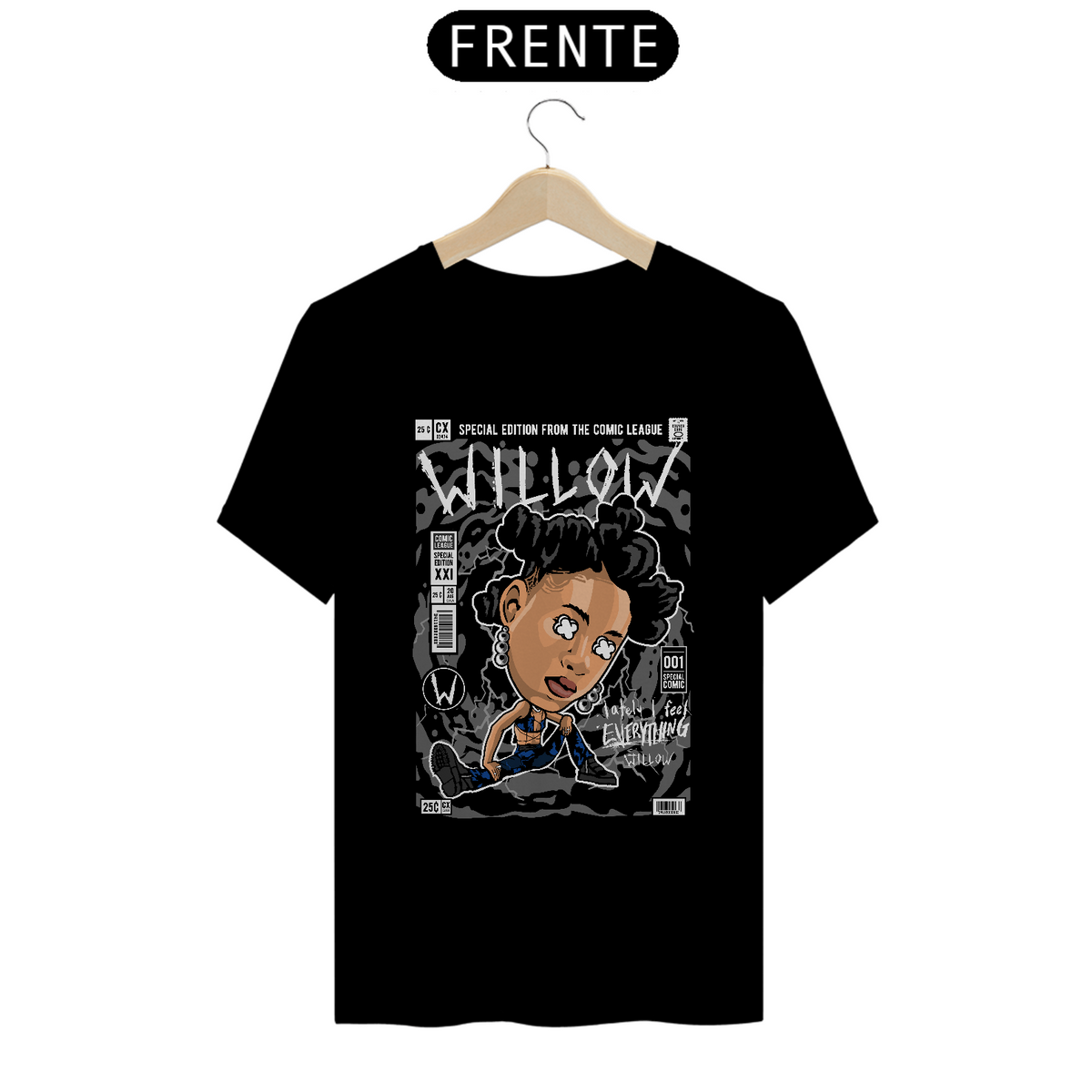 Nome do produto: Camiseta Willow Smith comicas