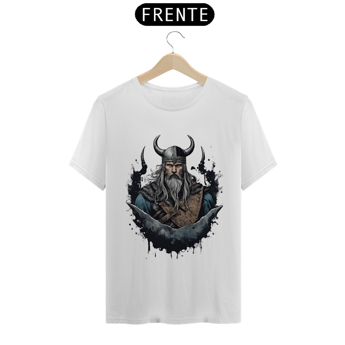 Nome do produto: Viking warrior - T - Shirt - Nordicos