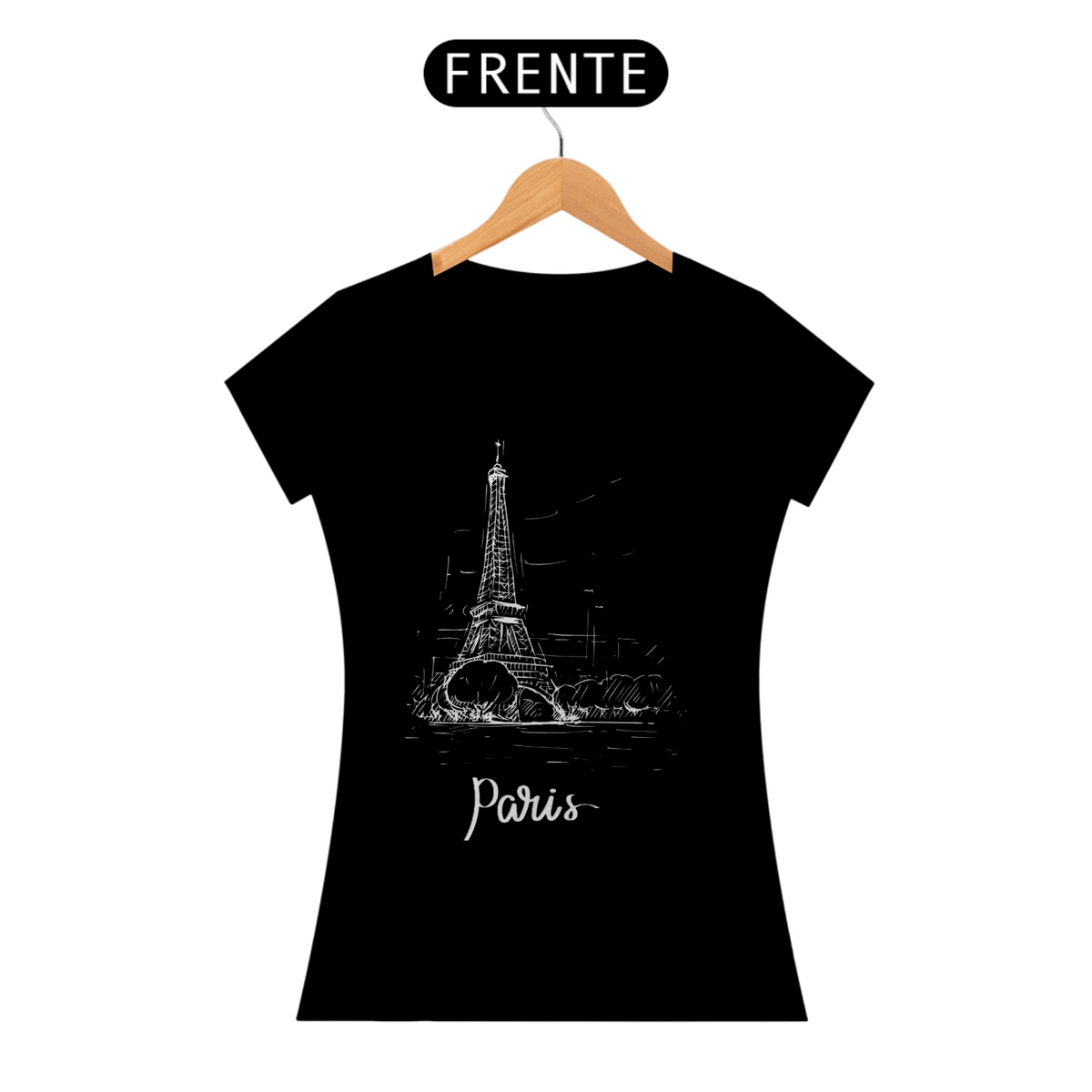 Nome do produto: Paris Eiffel Baby Look