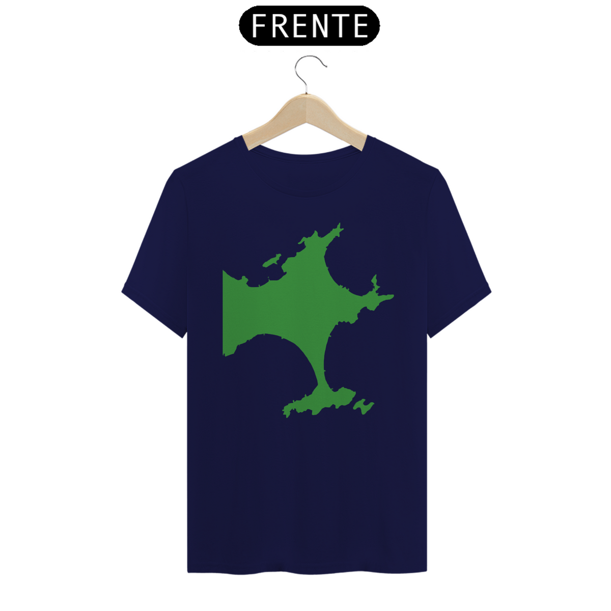 Nome do produto: Camiseta mapa bbs verde