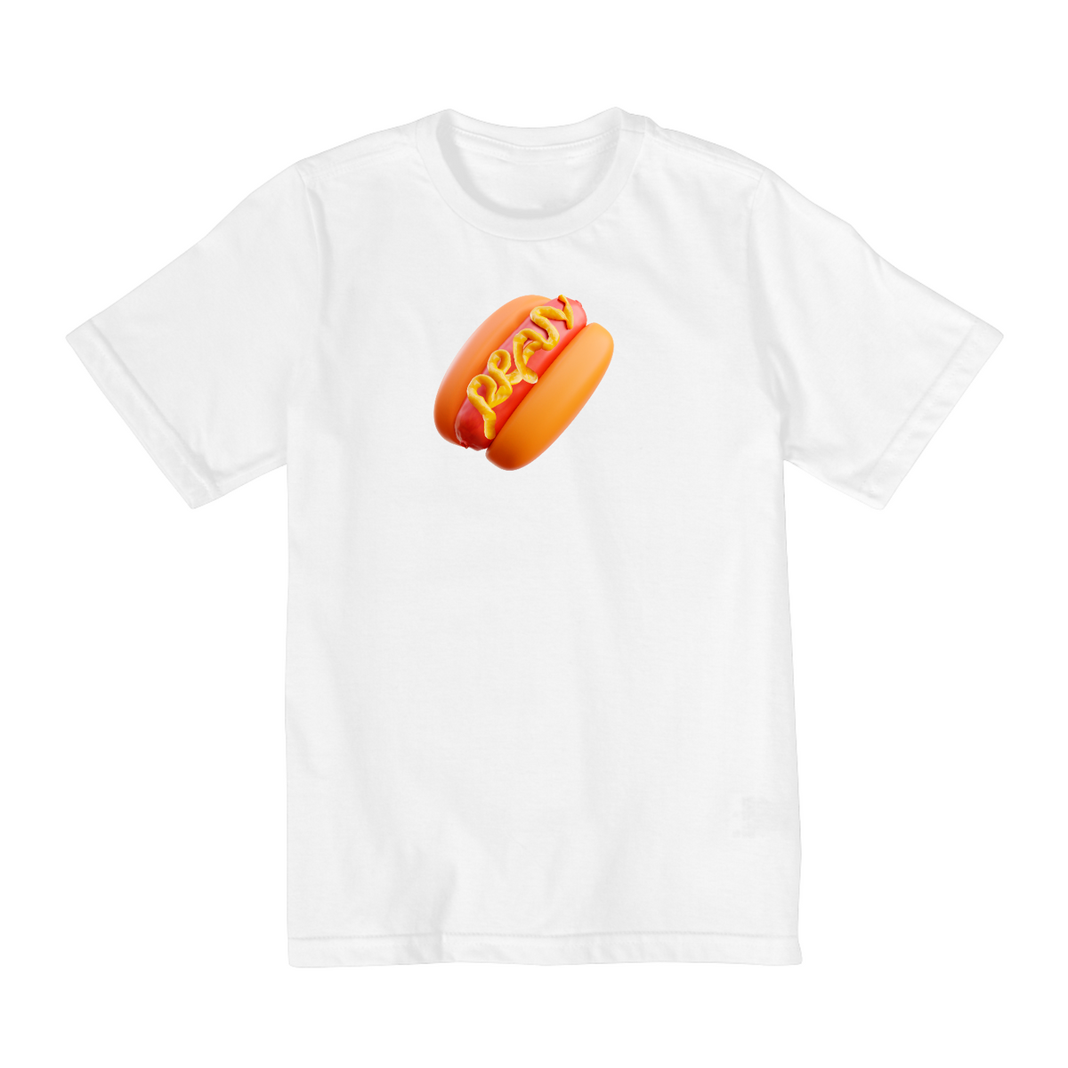 Nome do produto: Camiseta Pean Hot Dog (10 a 14)