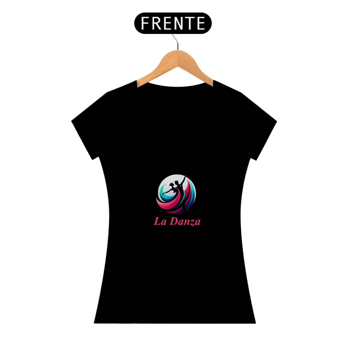Nome do produto: Camisa Baby Long Prime La Danza Preta