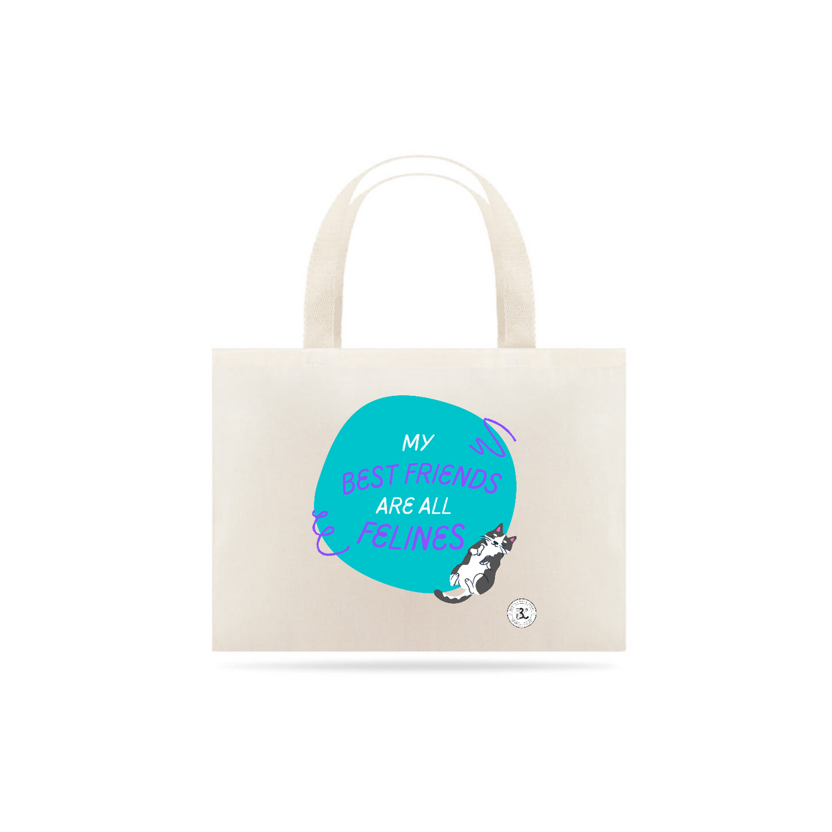 Nome do produto: Ecobag - My best friends are all felines