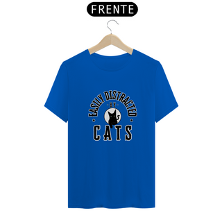 Nome do produtoCamiseta - Easily Discracted by Cats