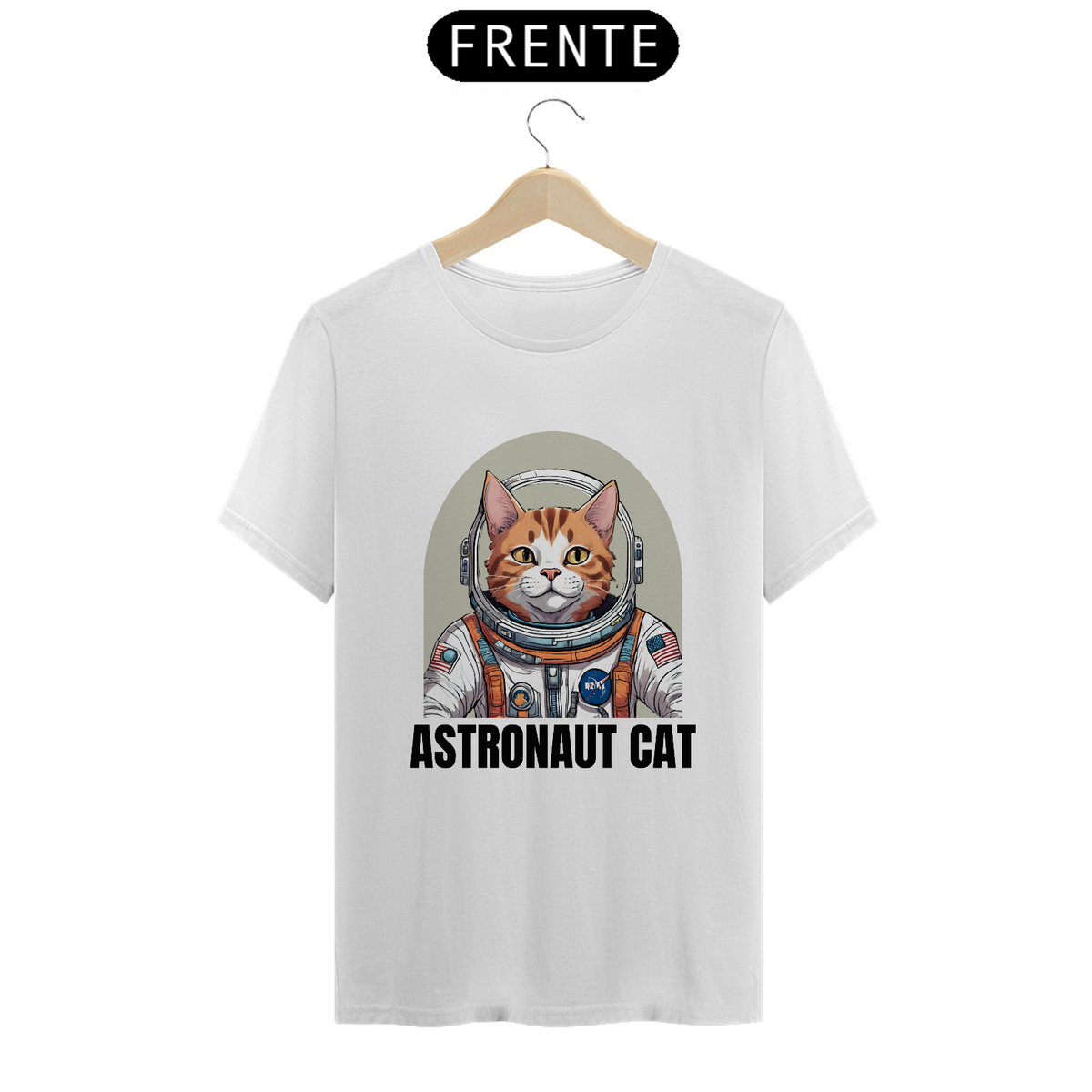 Nome do produto: Camiseta - Astronauta Cat