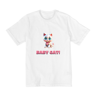 Camiseta Infantil (2 a 8) - Baby Cat