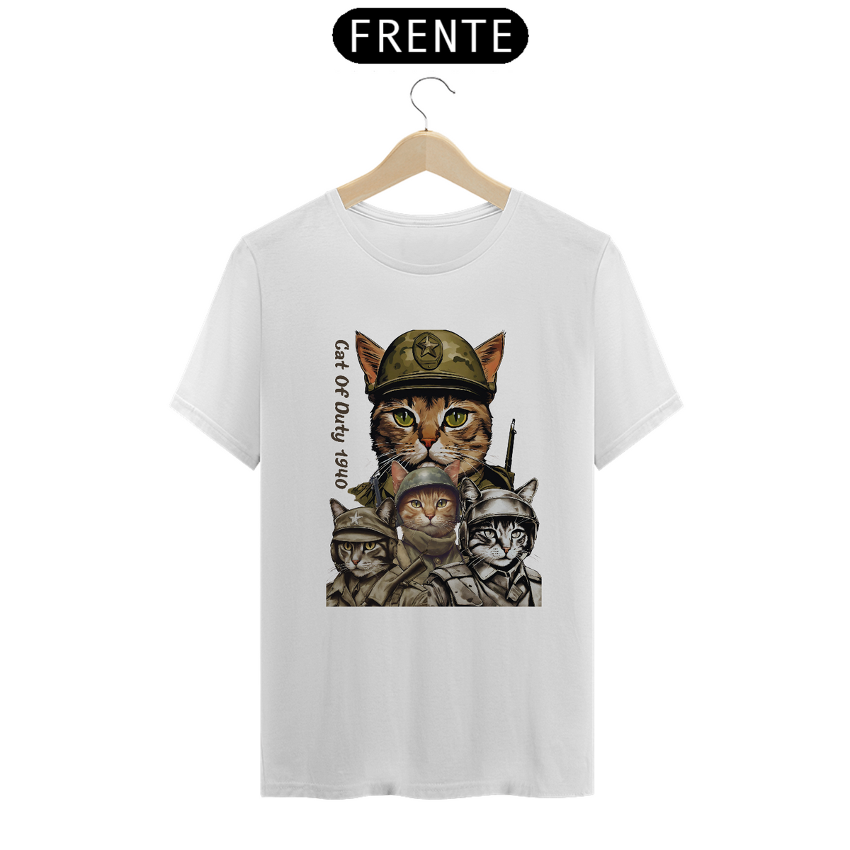 Nome do produto: Camiseta - Cat of Duty