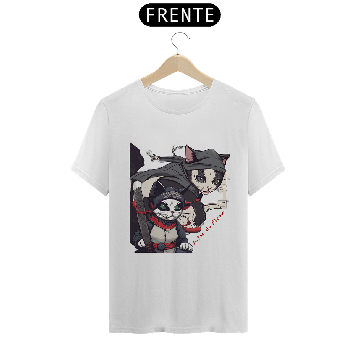 Nome do produto: Camiseta - Justo do Meow