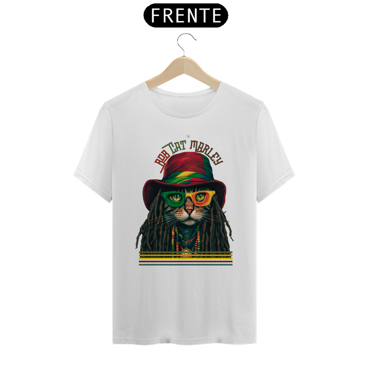 Nome do produto: Camiseta - Bob Cat Marley