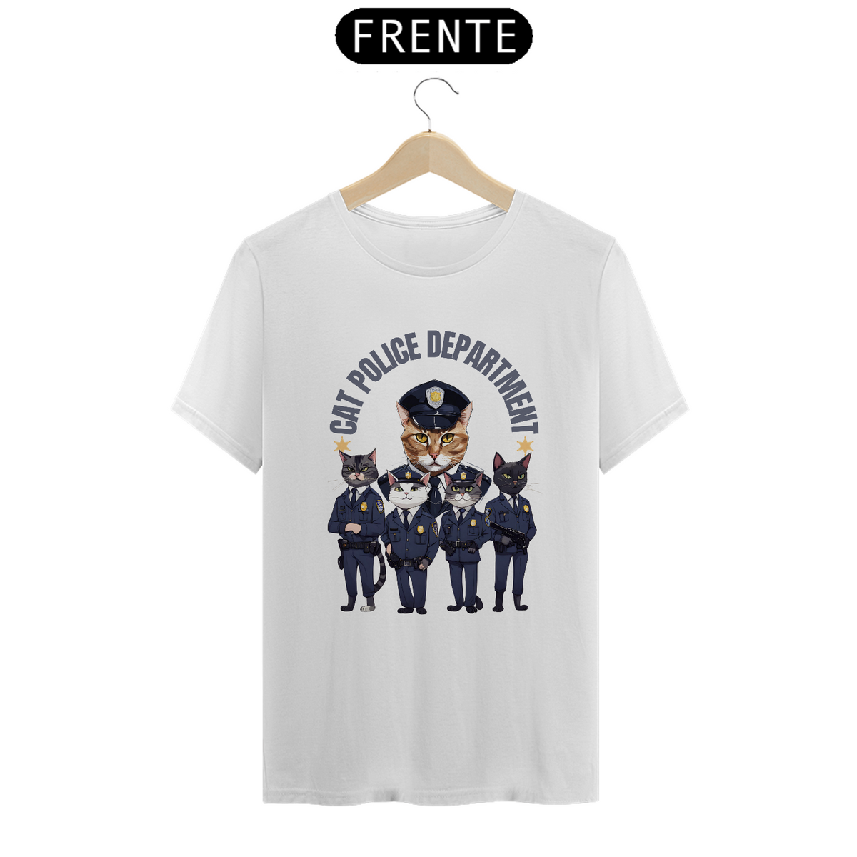 Nome do produto: Camiseta - Cat Police Department