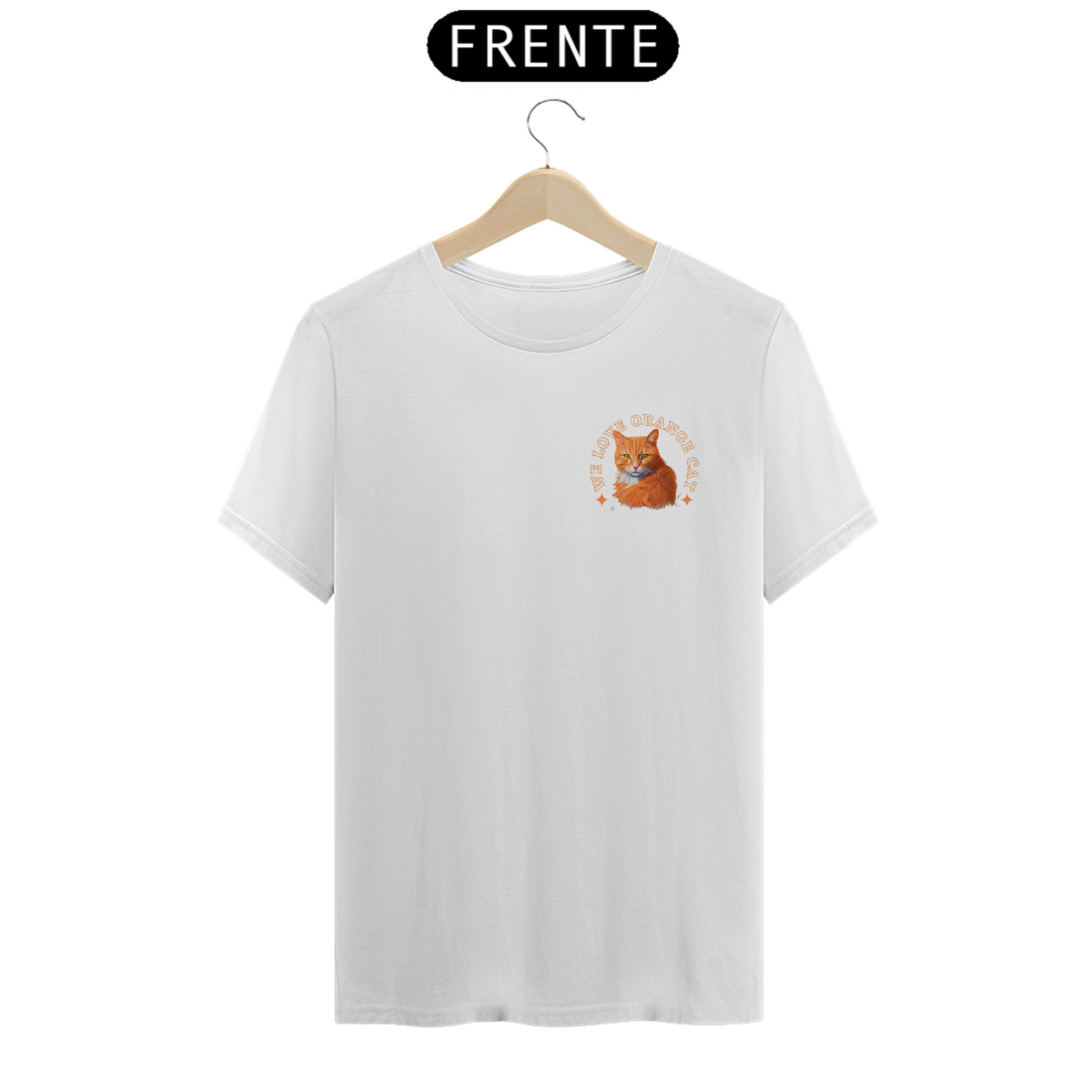 Nome do produto: Camiseta - We Love Orange Cat