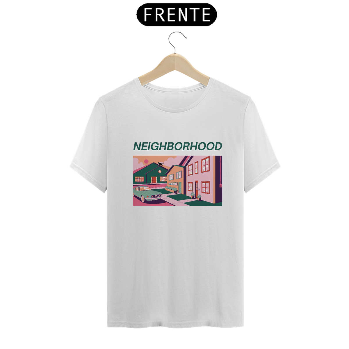 Nome do produto: Camiseta - Neighborhood Cat