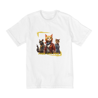 Camiseta Infantil (10 aos 14) - Free Cat Fire