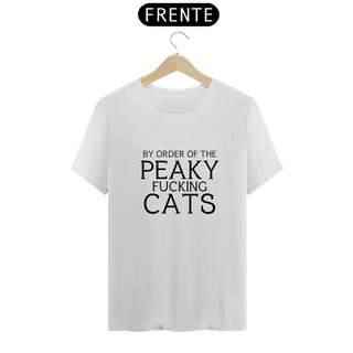 Camiseta - Peaky Fucking Cats (Versão Clara)