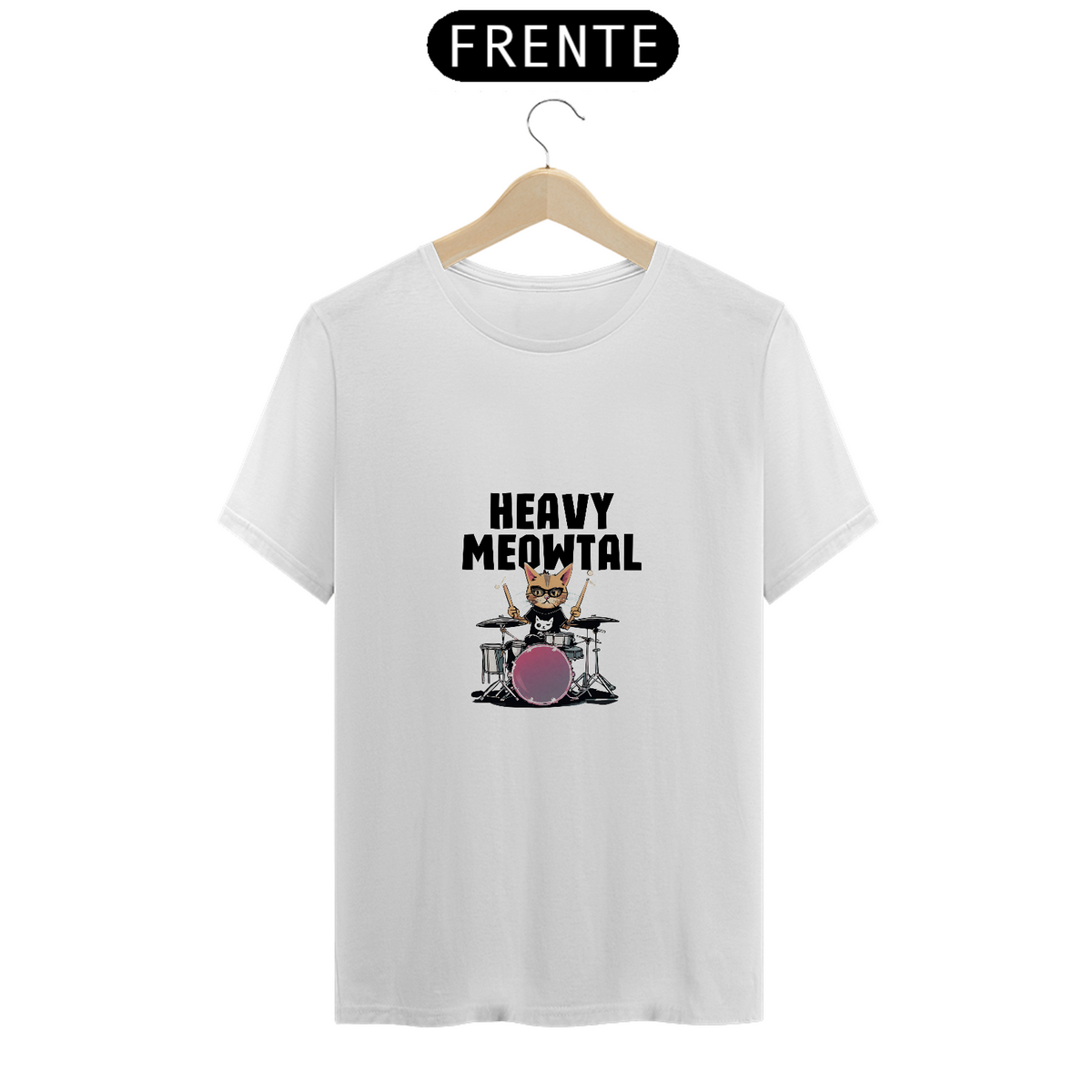 Nome do produto: Camiseta - Heavy Meowtal