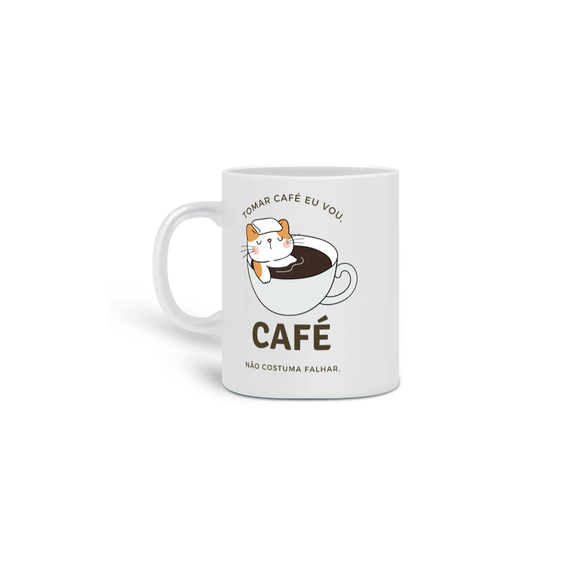 Caneca - Café não costuma falhar