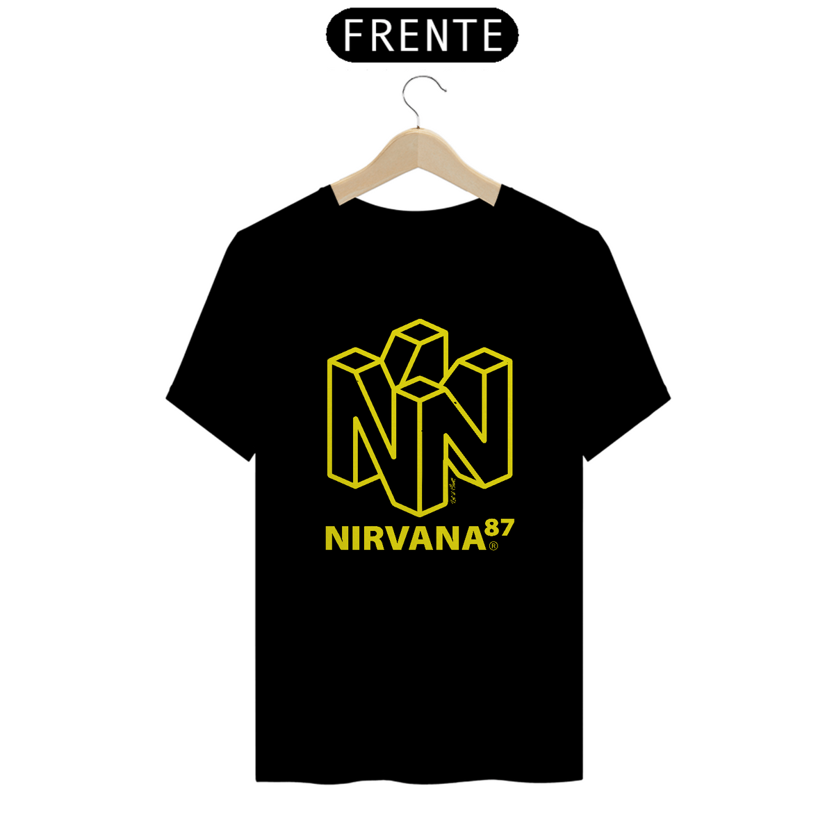 Nome do produto: T-SHIRT NIRVANA & NITENDO