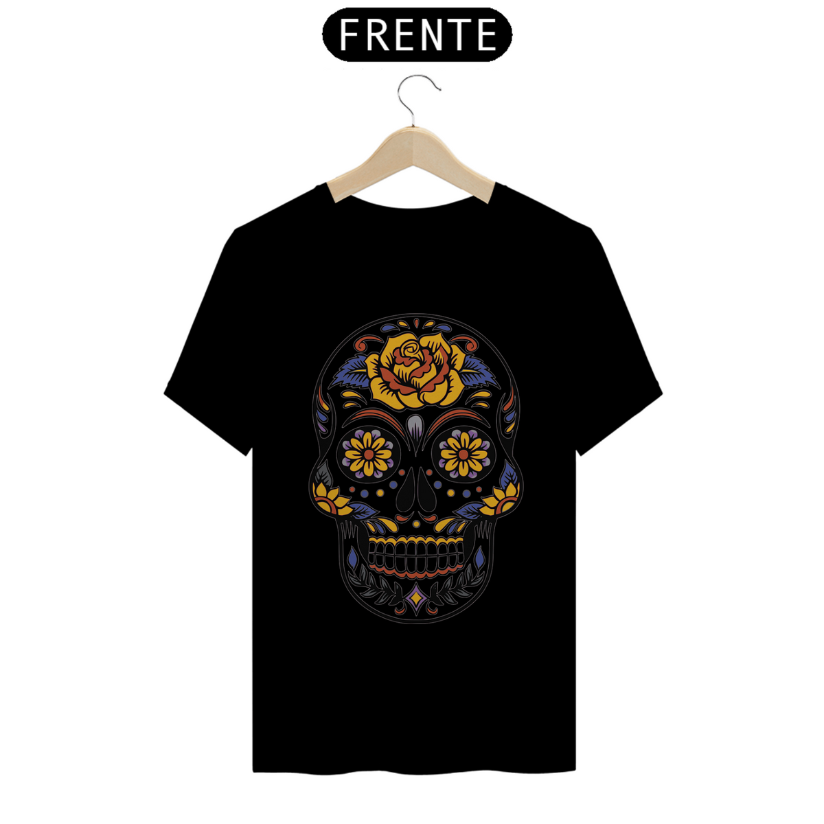 Nome do produto: Mexican Skull T-Shirt