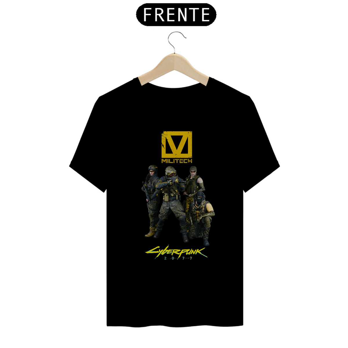 Nome do produto: Cyberpunk Militech T-Shirt