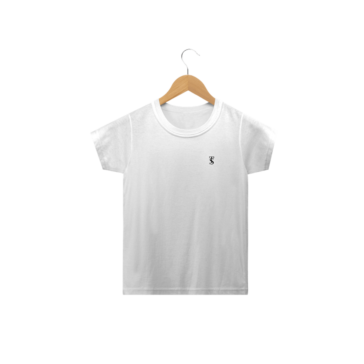 Nome do produto: Camiseta Básica Infantil Branca